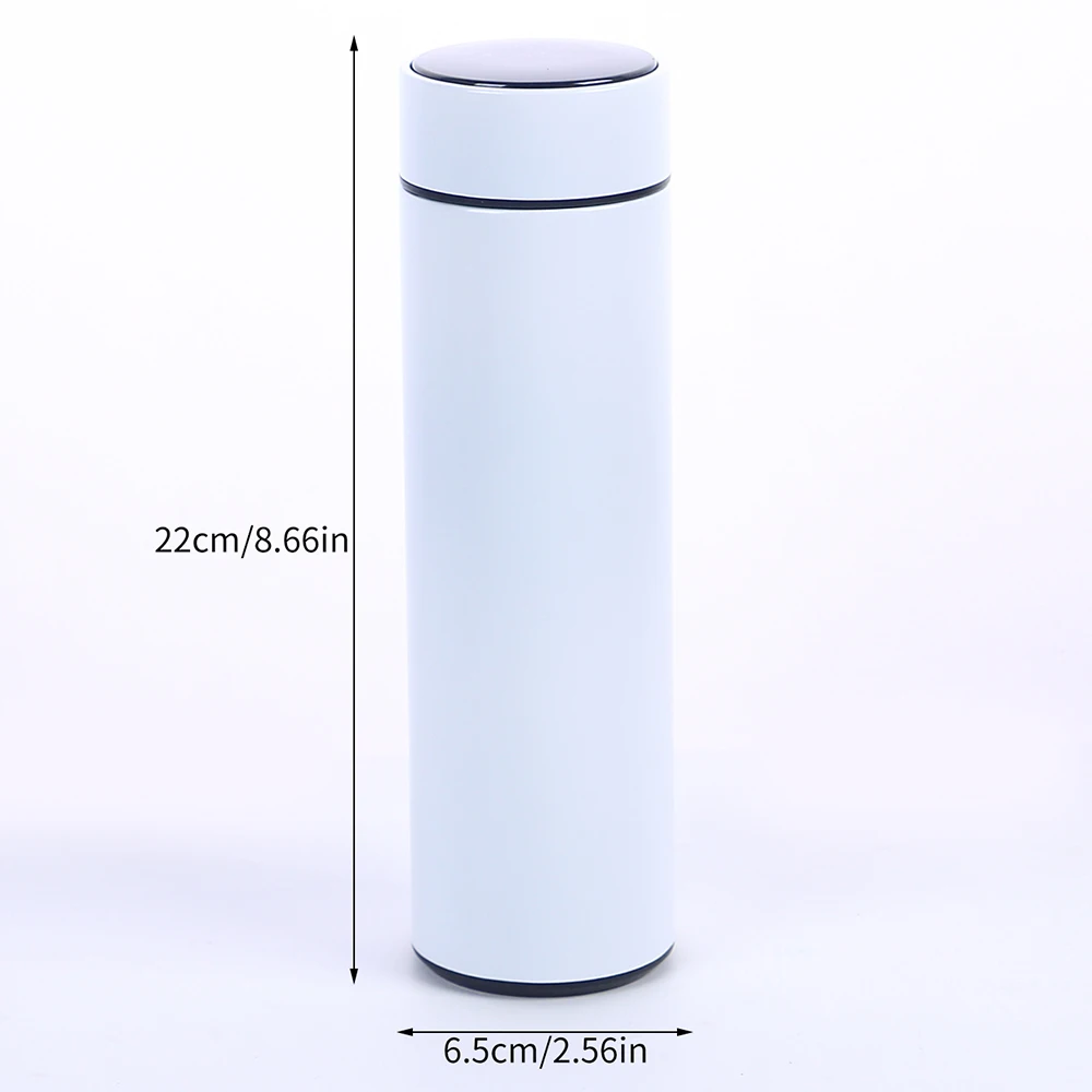 Smart Water Bottle with LED Temperature Display 500ML Stainless Steel Insulated Water Flask Tea Infuser Bottle