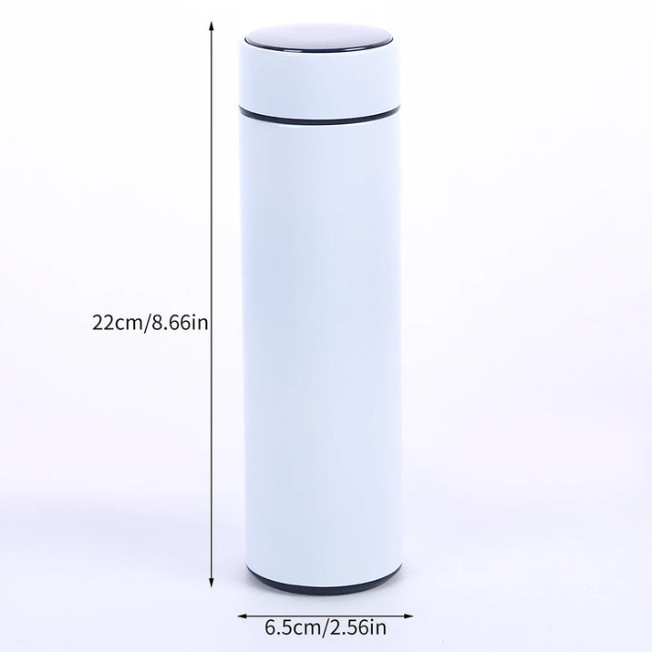 Smart Water Bottle with LED Temperature Display 500ML Stainless Steel Insulated Water Flask Tea Infuser Bottle